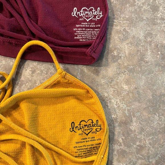2 free people bralettes! ❤️💛 - Picture 3 of 3